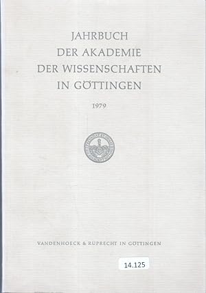 Jahrbuch der Akademie der Wissenschaften in Göttingen 1979.