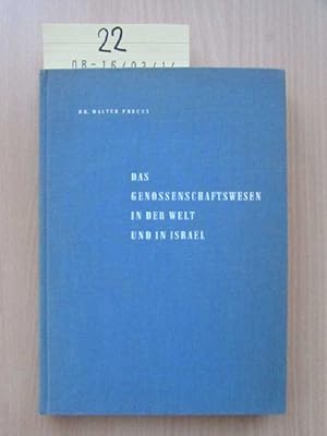 Image du vendeur pour Das Genossenschaftswesen in der Welt und in Israel mis en vente par Bookstore-Online