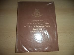 History of the 1st and 2nd Battalions the North Staffordshire Regiment (Prince of Wales) 1914-1923