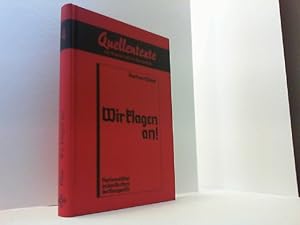 Bild des Verkufers fr Wir klagen an ! "Nationalisten in den Kerkern der Bourgeoisie". Neuware. zum Verkauf von Antiquariat Uwe Berg