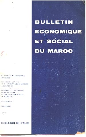 Bulletin economique et social du maroc / octobre -decembre 1966