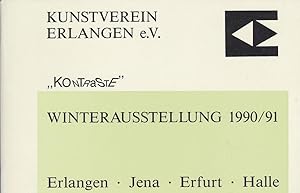 Bild des Verkufers fr Kunstverein Erlangen e.V. Kontraste. Winterausstellung 1990/91 zum Verkauf von Versandantiquariat Karin Dykes