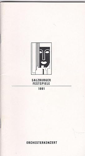 Salzburger Festspiele 1991, Orchesterkonzert