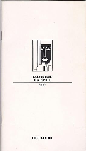 Salzburger Festspiele 1991, Liederabend