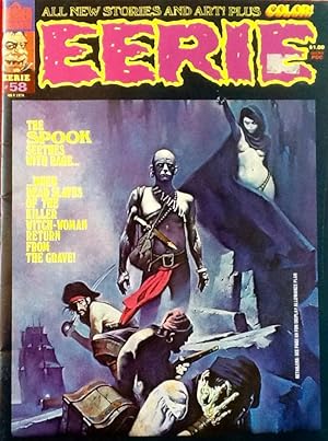 Seller image for EERIE No. 58 (July 1974) for sale by OUTSIDER ENTERPRISES