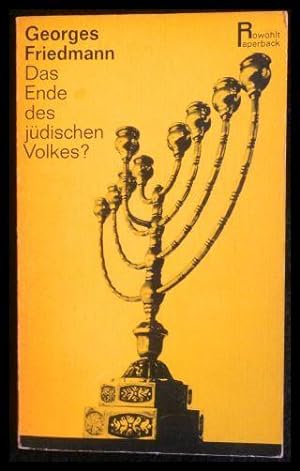 Seller image for Das Ende des jüdischen Volkes? for sale by ANTIQUARIAT Franke BRUDDENBOOKS
