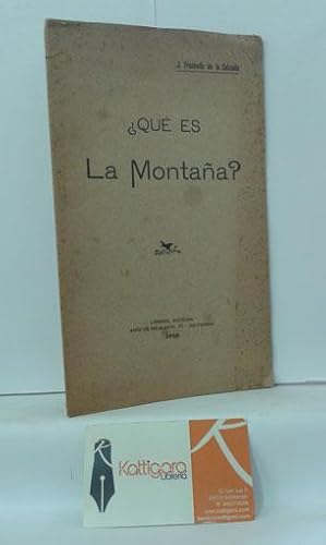 Seller image for QU ES LA MONTAA? for sale by Librera Kattigara