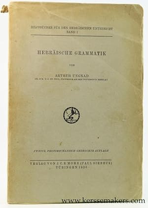Bild des Verkufers fr Hebrische Grammatik. Zweite, Photomechanisch Gedruckte Auflage. zum Verkauf von Emile Kerssemakers ILAB