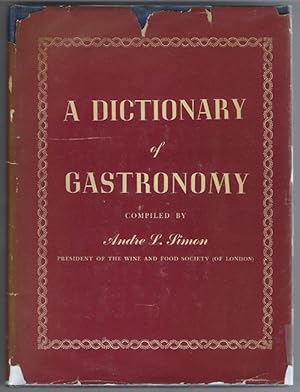 Seller image for Dictionary of Gastronomy for sale by cookbookjj