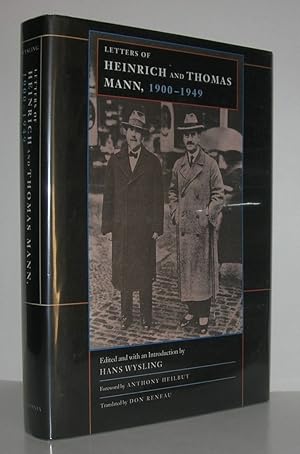 Seller image for THE LETTERS OF HEINRICH AND THOMAS MANN, 1900-1949 for sale by Evolving Lens Bookseller