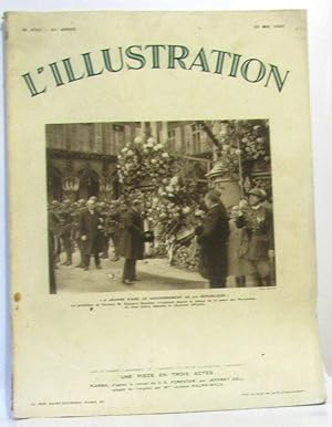 L'illustration 91e année (1933) 6 numéros non consécutifs (n°4703 22 avril n°4707 20 mai