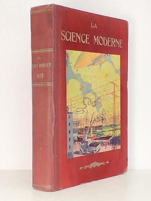 Imagen del vendedor de La Science Moderne 1928 [ anne complte relie ] a la venta por Librairie du Cardinal