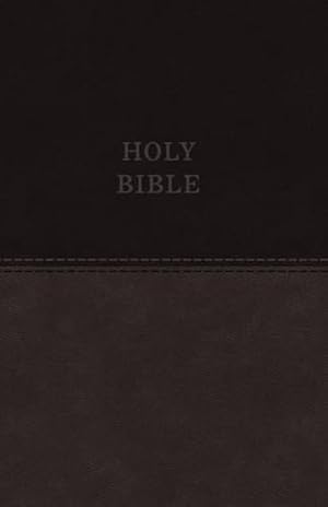 Seller image for KJV Holy Bible: Value Large Print Thinline, Gray Leathersoft, Red Letter, Comfort Print: King James Version (Leather) for sale by Grand Eagle Retail