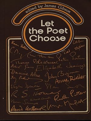 Immagine del venditore per Let the poet choose venduto da Librodifaccia