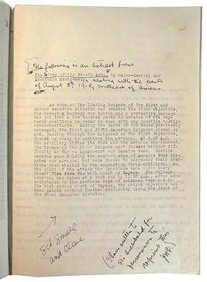 Seller image for Only This, A War Retrospect. The Manuscript with many corrections for sale by J. Patrick McGahern Books Inc. (ABAC)