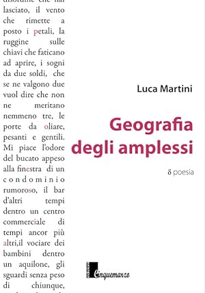 Bild des Verkufers fr Geografia degli amplessi zum Verkauf von Libro Co. Italia Srl