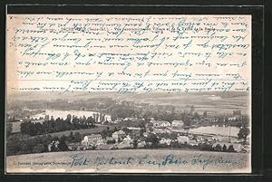 Carte postale Incheville, vue panoramique du village et de la vallée de la Bresle