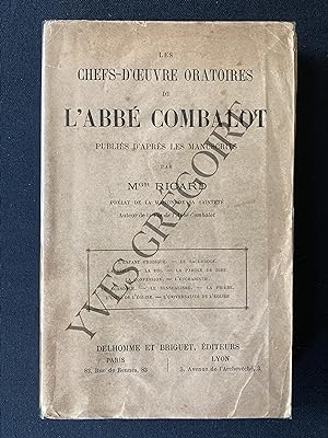 Bild des Verkufers fr LES CHEFS-D'OEUVRE ORATOIRES DE L'ABBE COMBALOT zum Verkauf von Yves Grgoire