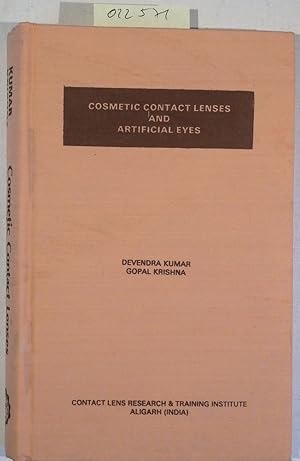 Cosmetic contact lenses and artificial eyes