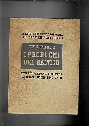 Immagine del venditore per I problemi del Baltico. Quaderno n 3 della serie X. venduto da Libreria Gull