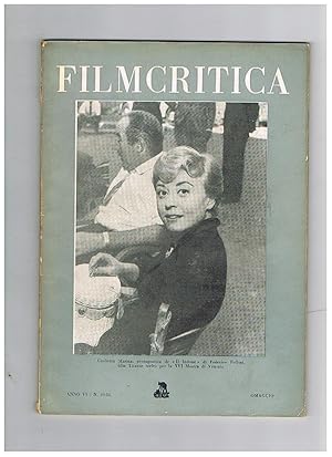 Seller image for Filcritica, mensile della federazione italiana dei circoli del cinema, disponiamo dei n di lug-ago 1955. Scritti di Umberto barbaro; Francesco Callri; Libero Solaroli; Giovanni Vento; ecc. for sale by Libreria Gull