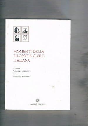 Image du vendeur pour Momenti della filosofia civile italiana. mis en vente par Libreria Gull