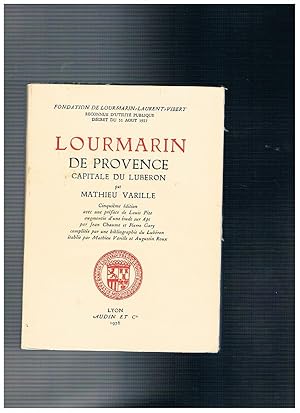 Imagen del vendedor de Lourmarin de Provence capitale du Luberon. 5^ edizione. a la venta por Libreria Gull