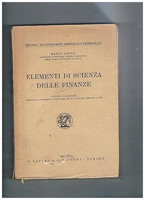 Seller image for Elementi di scienza delle finanze. for sale by Libreria Gull