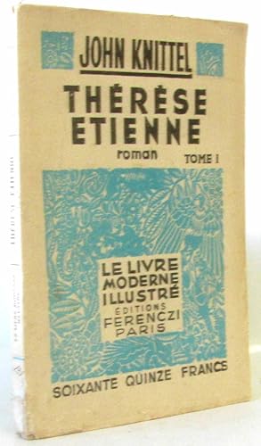 Image du vendeur pour Thrse Etienne - Le livre moderne illustr mis en vente par crealivres