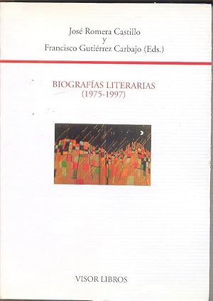 Imagen del vendedor de Biografas literarias (1975-1977) a la venta por Librera Santa Brbara