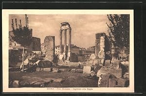Bild des Verkufers fr Ansichtskarte Rom, Foro Romano, Ingresso alla Regio, Ruinen antiker Bauwerke zum Verkauf von Bartko-Reher