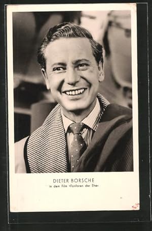 Bild des Verkufers fr Ansichtskarte Schauspieler Dieter Borsche in "Fanfaren der Ehe" zum Verkauf von Bartko-Reher