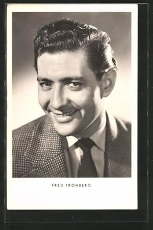 Bild des Verkufers fr Ansichtskarte Schauspieler Fred Frohberg, Portrt zum Verkauf von Bartko-Reher