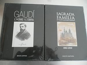 Image du vendeur pour GAUDI. L'HOME I L'OBRA / SAGRADA FAMILIA. De Temple Expiatori a Baslica. 1882-2010 (2 llibres) mis en vente par Reus, Paris, Londres