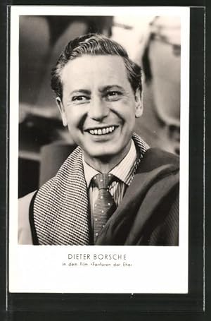 Bild des Verkufers fr Ansichtskarte Schauspieler Dieter Borsche in "Fanfaren der Ehe" zum Verkauf von Bartko-Reher