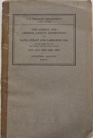 The Marion and General Green Expeditions to Davis Strait and Labrador Sea, Scientific Results Par...
