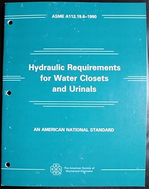 Imagen del vendedor de Hydraulic Requirements for Water Closets and Urinals ASME A112.19.6-1990 a la venta por GuthrieBooks