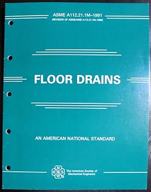 Image du vendeur pour Floor Drains ASME A112.21.1M-1991 mis en vente par GuthrieBooks