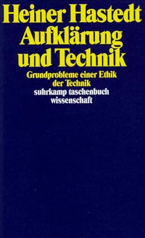 Seller image for Aufklrung und Technik Grundprobleme einer Ethik der Technik for sale by antiquariat rotschildt, Per Jendryschik