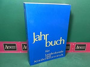 Bild des Verkufers fr Jahrbuch fr Landeskunde von Niedersterreich - Neue Folge 56. zum Verkauf von Antiquariat Deinbacher