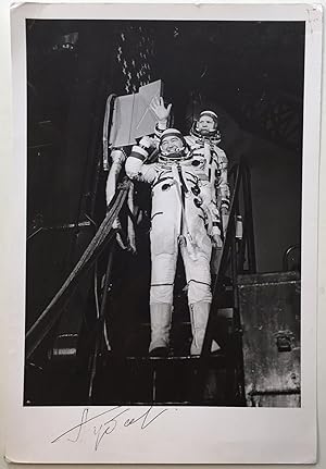 Signed Publicity Photograph of two Cosmonauts