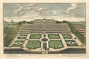 Schloß Sanssouci mit den Terassen und Gartenanlagen ('Prospect des Königlichen Lust-Schlosses San...