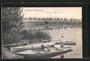 Carte postale La Pie, Quai de la Pie