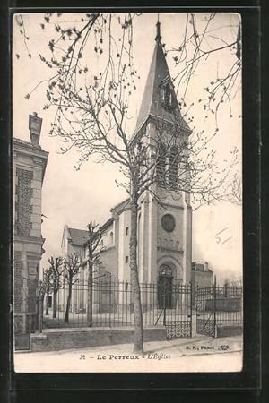 Carte postale Le Perreux, Extrérieur de l'Église