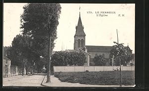 Carte postale Le Perreux, l'Église, vue sur l'Église