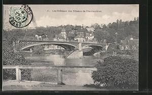 Carte postale Chennevieres, Les Chateaux des Coteaux