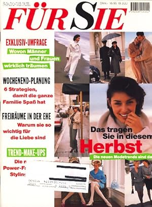 Zeitschrift : Für Sie : Heft 16 Juli 1995 ;.