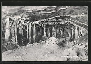 Ansichtskarte Rübeland, Inneres der Hermannshöhle