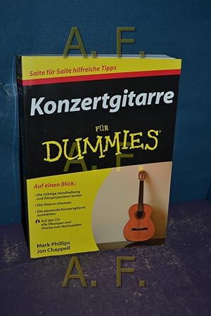 Imagen del vendedor de Konzertgitarre fr Dummies mit CD , Jon Chappell. bers. aus dem Amerikan. von Alfons Winkelmann a la venta por Antiquarische Fundgrube e.U.