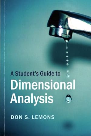 Immagine del venditore per Student's Guide to Dimensional Analysis venduto da GreatBookPrices